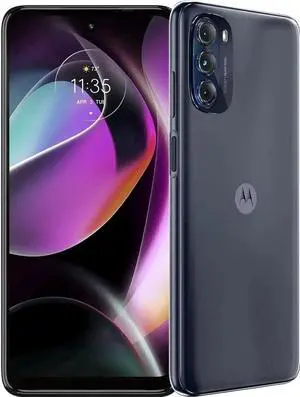 Motorola Moto G 5G (2022) Android Smartphone (Cricket Unlocked) - 64GB+4GB RAM - Moonlight Gray - Very GOOD (Grade A)