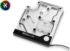 EK-FB ASRock X470 Gaming K4 RGB Monoblock - Nickel
