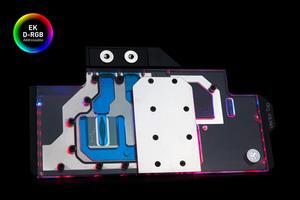 EKWB EK-Quantum Vector Trio RTX 2080 GPU Water Block, D-RGB, Nickel/Plexi