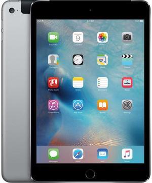 Apple iPad Mini 4 64GB Storage, WiFi + Cellular, Space Gray - MK892LL/A