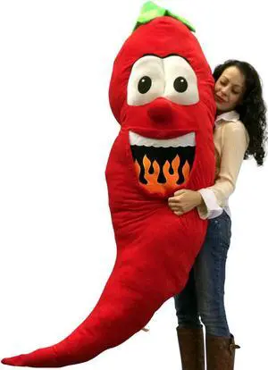 Big Plush Pepper 66 Inch Soft Huge Giant Stuffed Fruit Vegetable Replica