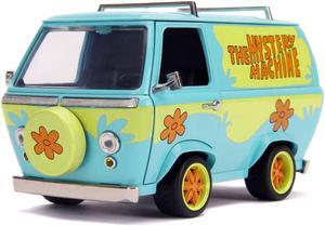 The Mystery Machine with Shaggy and Scooby-Doo Figurines "Scooby-Doo!" 1/24 Diecast Model Car by Jada