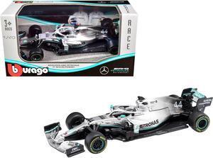 Mercedes AMG Petronas F1 W10 EQ Power+ #44 Lewis Hamilton Formula One Car 1/43 Diecast Model Car by Bburago
