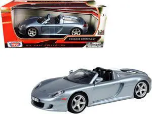Porsche Carrera GT Gray 1/24 Diecast Model Car by Motormax