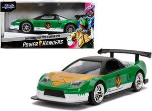 2002 Honda NSX Type-R Japan Spec Green Ranger "Power Rangers" 1/32 Diecast Model Car by Jada