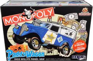 Skill 2 Snap Model Kit 1933 Willys Panel Paddy Wagon Police Van "Monopoly" "85th Anniversary" 1/25 Scale Model by MPC