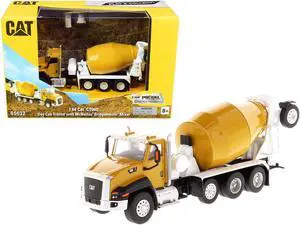 CAT Caterpillar CT660 Day Cab Tractor w/McNeilus Bridgemaster Concrete Mixer "Play & Collect!" 1/64 Model by Diecast Masters