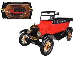 1925 Ford Model T Touring Red 1/24 Diecast Model Car by Motormax