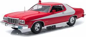 1976 Ford Gran Torino Starsky and Hutch" (TV Series 1975-79) 1/18 Diecast Model Car by Greenlight"