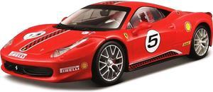 Ferrari 458 Challenge #5 Red 1/24 Diecast Model Car by Bburago