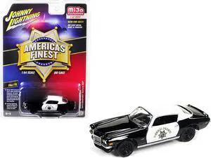 1970 Chevrolet Camaro Z28 California Highway Patrol CHP Black & White Ltd Ed 3600 pcs 1/64 Diecast by Johnny Lightning