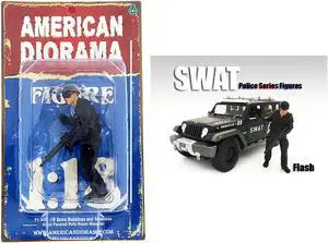 SWAT Team Flash Figure For 1:18 Scale Models by American Diorama