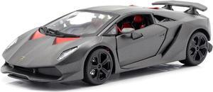 Lamborghini Sesto Elemento Matt Grey 1/24 Diecast Car Model by Bburago