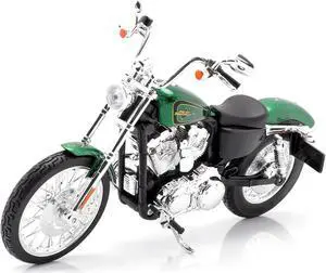 2013 Harley Davidson XL 1200V Seventy Two Green Motorcycle Model 1/12 by Maisto