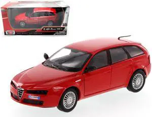 Alfa Romeo 159 SW Red 1/24 Diecast Car Model by Motormax