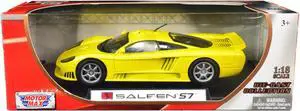 Saleen S7 Yellow 1/18 Diecast Model Car by Motormax