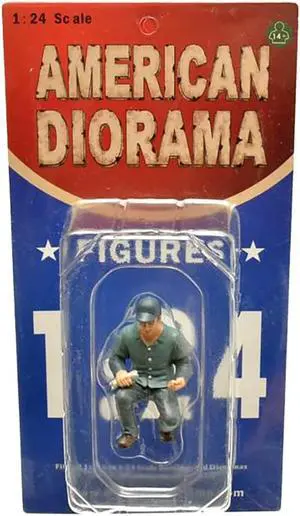 Mechanic Lucas Figure For 1:24 Diecast Model Cars by American Diorama