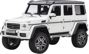 Mercedes Benz G500 4X4 2 Gloss White 1/18 Model Car by Autoart