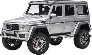 Mercedes Benz G500 4X4 2 Silver 1/18 Model Car by Autoart