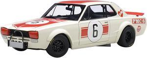 Nissan Skyline GT-R (KPGC10) Racing 1971 Kunimitsu Takahashi #6 Japan GP Winner 1/18 Diecast Model Car by Autoart