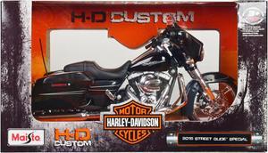 2015 Harley-Davidson Street Glide Special Black 1/12 Diecast Motorcycle Model by Maisto
