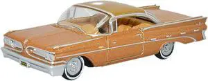 1959 Pontiac Bonneville Coupe Canyon Copper Metallic 1/87 (HO) Scale Diecast Model Car by Oxford Diecast