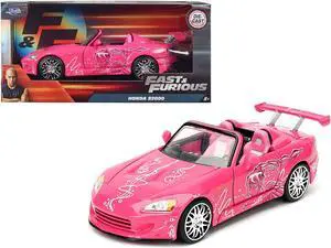 Suki's 2001 Honda S2000 Pink "Fast & Furious" Movie 1/24 Diecast Model Car  by Jada