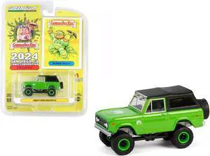 1969 Ford Bronco Green with Black Top "San Diego Comic-Con 2024 Exclusive" 1/64 Diecast Model Car by Greenlight