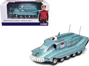 Spectrum Pursuit Vehicle (SPV) Blue Metallic "Captain Scarlet & the Mysterons" (1967-1968) TV Series Diecast Model Car by Corgi