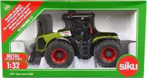 Claas 5000 Xerion Tractor Green with Gray Top 1/32 Diecast Model by Siku