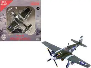 North American P-51B Mustang Aircraft "Steeple Morden Strafers" (1944) US Army Air Forces 1/72 Diecast Model by Legion