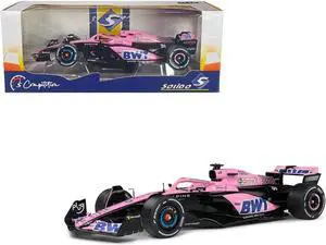 Alpine A523 Pink Edition "BWT" Formula One F1 "Presentation Version" (2023) "Competition" 1/18 Diecast Model Car by Solido