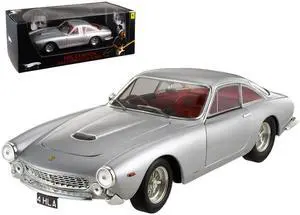 Ferrari 250 GT Berlinetta Lusso RHD Eric Clapton's Car Silver w/ Red Interior "Elite Edition" 1/18 Diecast Model Car Hot Wheels
