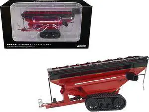 Brent V1300 Grain Cart with Tracks Red 1/64 Diecast Model by SpecCast