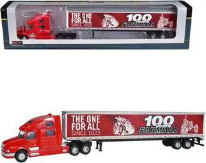 Volvo 770 Red with Trailer "100 Years Farmall" 1/64 Diecast Model by SpecCast