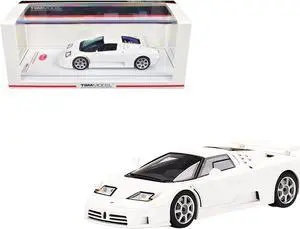 Bugatti EB110 Super Sport Bianco Monaco White 1/43 Model Car by True Scale Miniatures