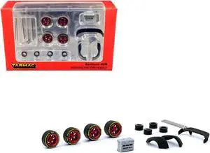 "Rotiform HUR" Wheels and Parts Designed for RWB Models for 1/64 Model Cars by Tarmac Works