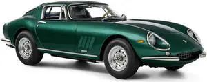 1966 Ferrari 275 GTB/C Verde Pino Green Metallic Limited Edition to 1000 pieces Worldwide 1/18 Diecast Model Car by CMC