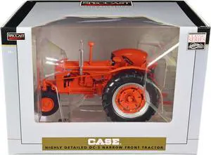 Case DC3 Narrow Front Tractor Orange "Classic Series" 1/16 Diecast Model by SpecCast