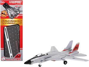 Grumman F-14A Tomcat Fighter Aircraft "VF-31 Tomcatters" (CVN-65) Aircraft Carrier Deck 1/200 Diecast Model by Forces of Valor