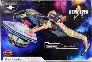 Skill 2 Model Kit Klingon Kronos One Spaceship "Star Trek VI: The Undiscovered Country" (1991) 1/350 Scale Model by Polar Lights