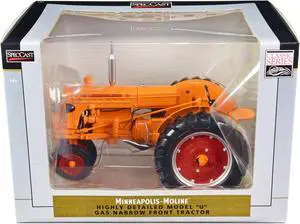 Minneapolis Moline Model U Narrow Front Tractor Orange "Classic Series" 1/16 Diecast Model by SpecCast