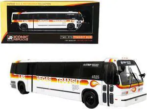TMC RTS Transit Bus Las Vegas Transit "6 Strip Resort Hotels-Downtown" 1/87 Diecast Model by Iconic Replicas
