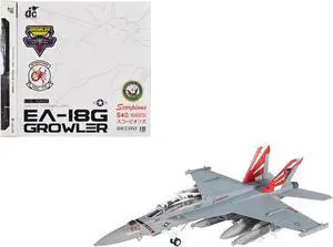 Boeing EA-18G Growler Aircraft "VAQ-132 Scorpions" United States Navy 1/72 Diecast Model by JC Wings
