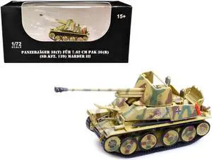 Sd.Kfz.139 Panzerjager 38(t) Fur 7.62cm PaK 36(R) Marder III Tank Destroyer #301 "Germany - WWII" 1/72 Diecast Model by Legion