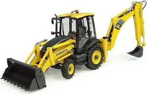 Komatsu WB93R-8 Backhoe Loader 1/50 Diecast Model by Universal Hobbies