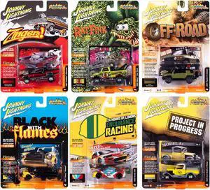 "Street Freaks" 2023 Set A of 6 Cars Release 2 1/64 Diecast Model Cars by Johnny Lightning