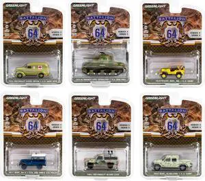 "Battalion 64" Set of 6 pieces Series 3 1/64 Diecast Models by Greenlight