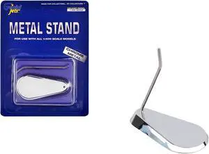 Chrome Metal Display Stand for 1/400 Scale Models by GeminiJets