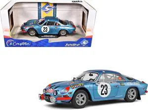 Alpine A110 1600S #23 "Rallye Monte-Carlo" (1972) "Competition" Series 1/18 Die Cast Model Car by Solido